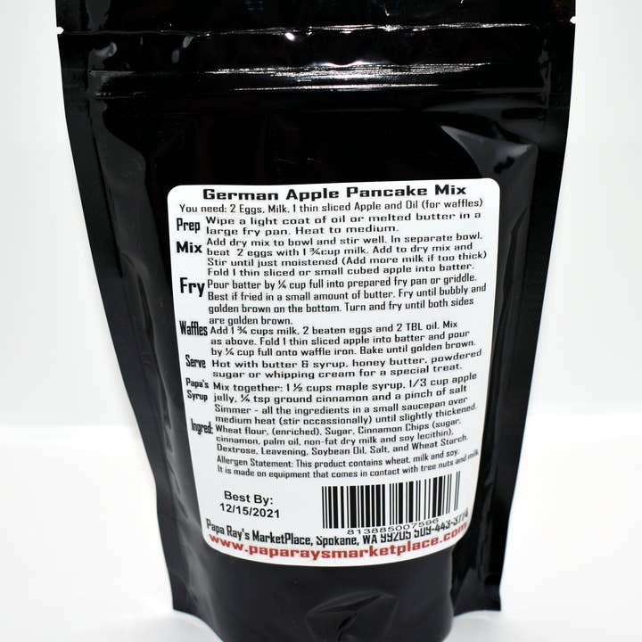Papa Ray's Marketplace - Wholesale Pancake mix - German Apple Pancake Mix1