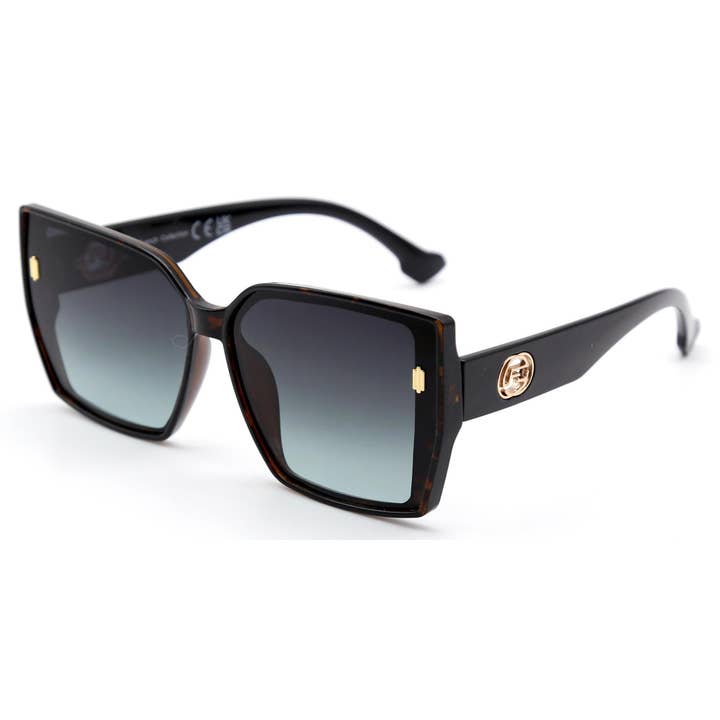 Dynasol Eyewear – wholesale Solglasögon - Dam – Klassiska fjärilsformade fyrkantiga solglasögon i plast