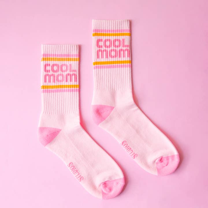 Sunshine Studios - Wholesale Socks - Women's - Cool Mom Ribbed Crew Socks