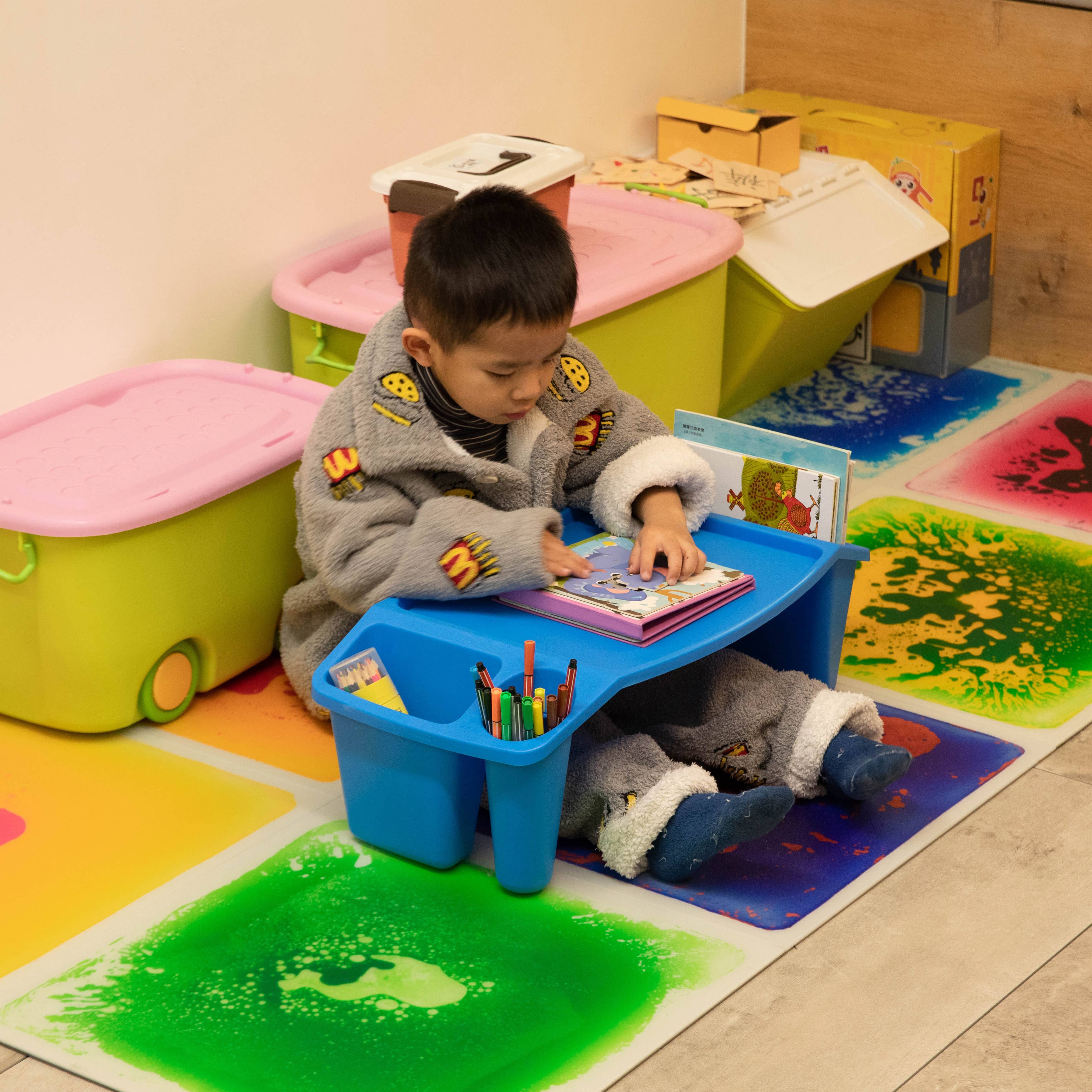 Quickway Imports - Vente Plateaux de bureau - Plateau de bureau pour ordinateur portable pour enfants, table d'activités portable10