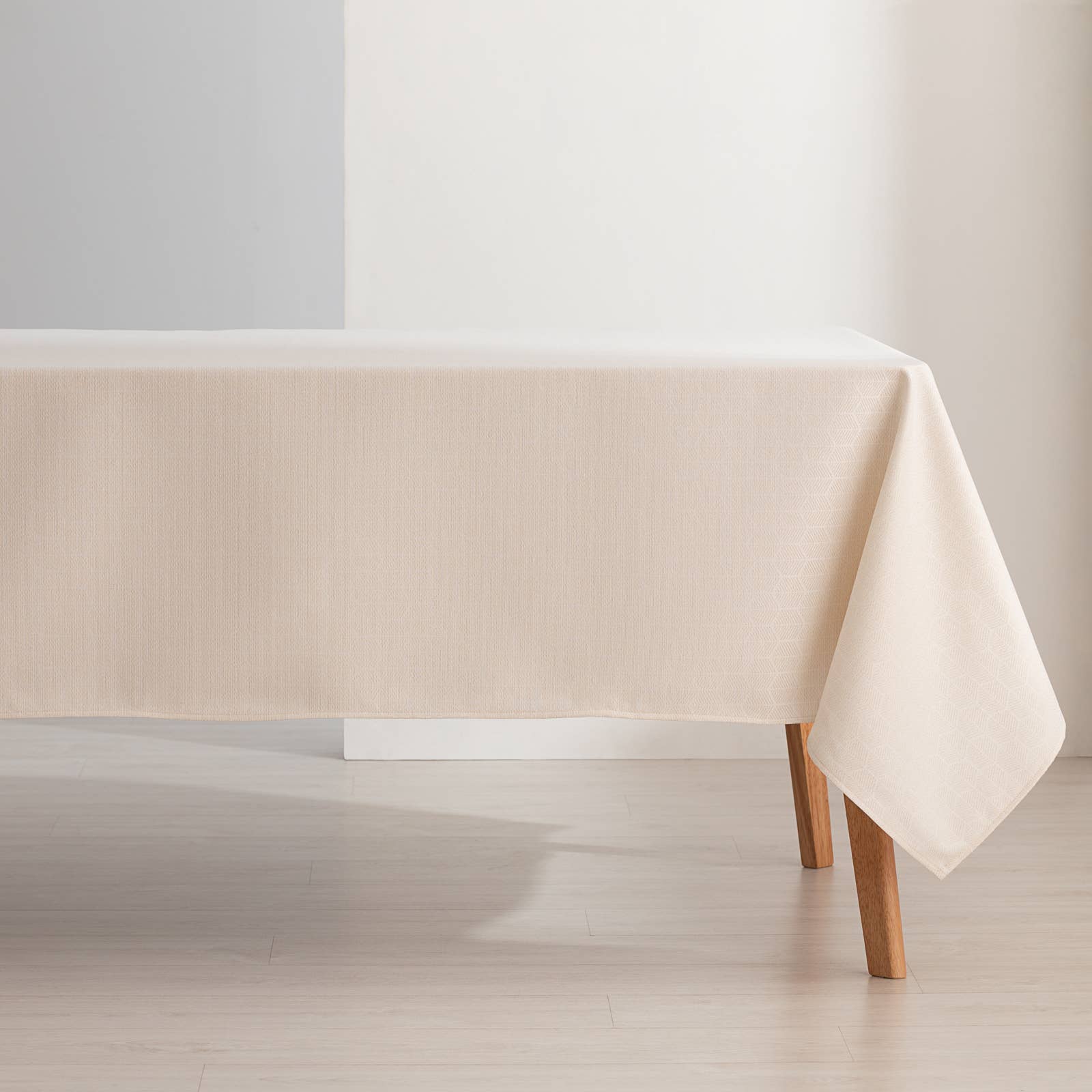 Gold GLAZAR jacquard waterproof tablecloth for wholesale on Faire1