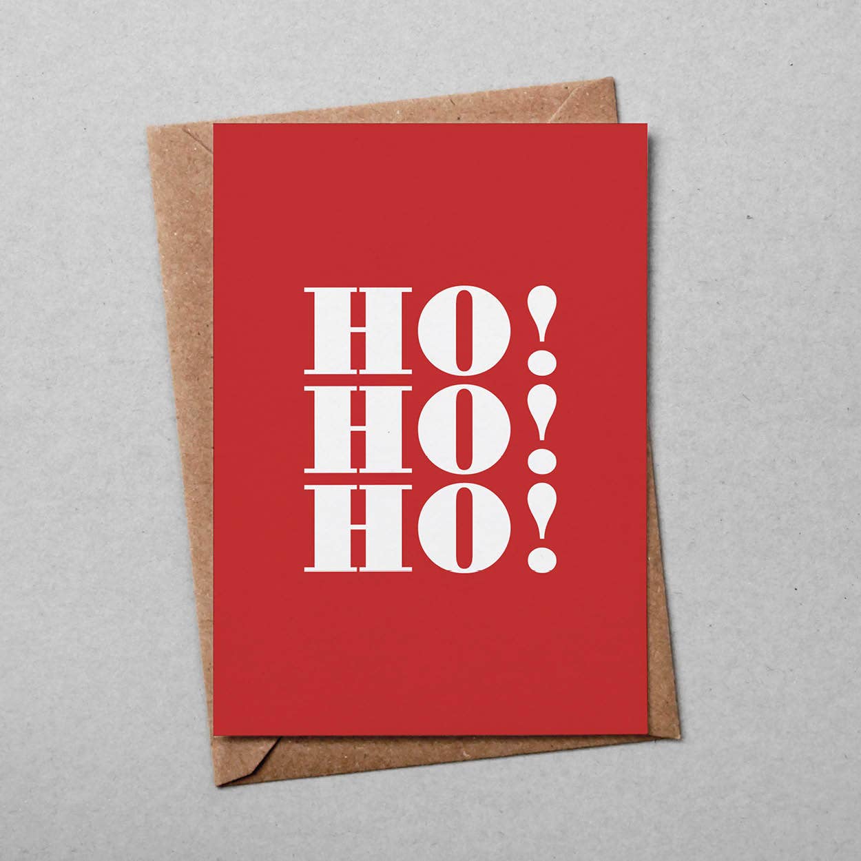 Le shop de Bulma – wholesale Julkort – Kort "Hälsningar": Ho Ho Ho! (med kuvert)0