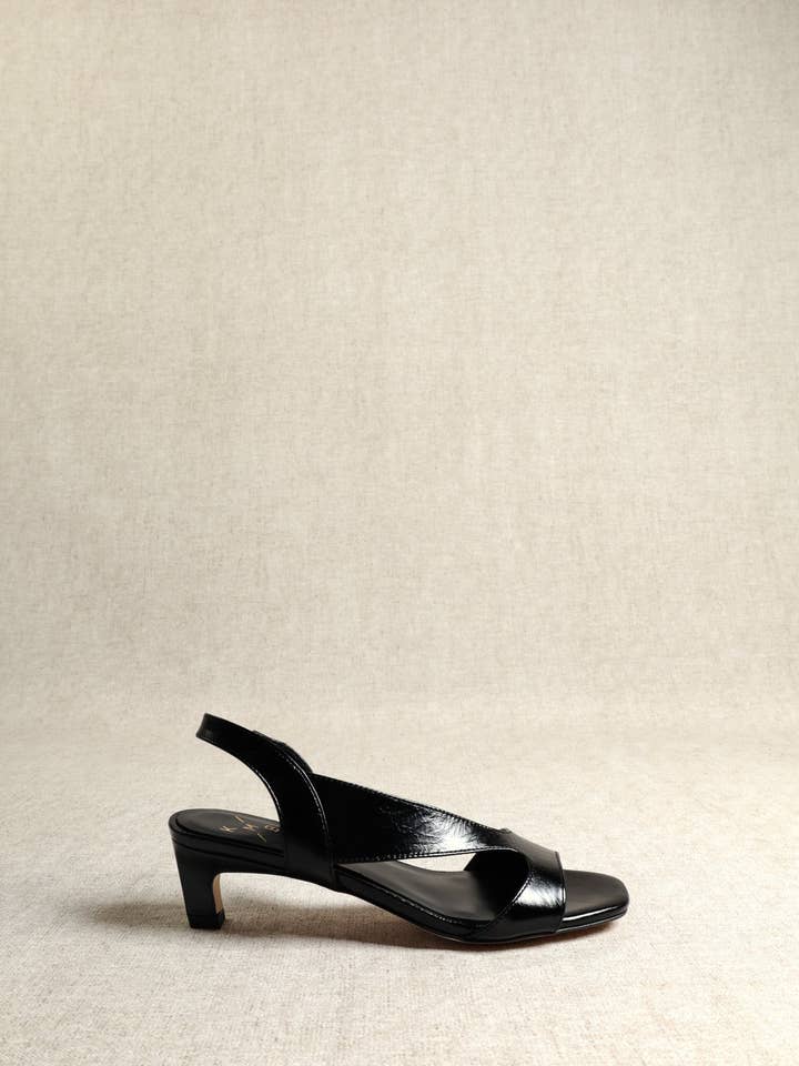 JULIET BLACK – slingback-sandaal met hak voor wholesale door KMB Shoes