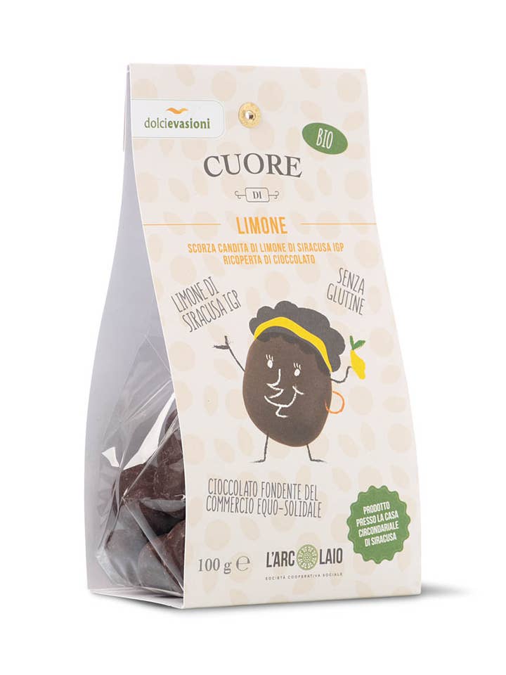 Lemon heart for wholesale by Dolci Evasioni