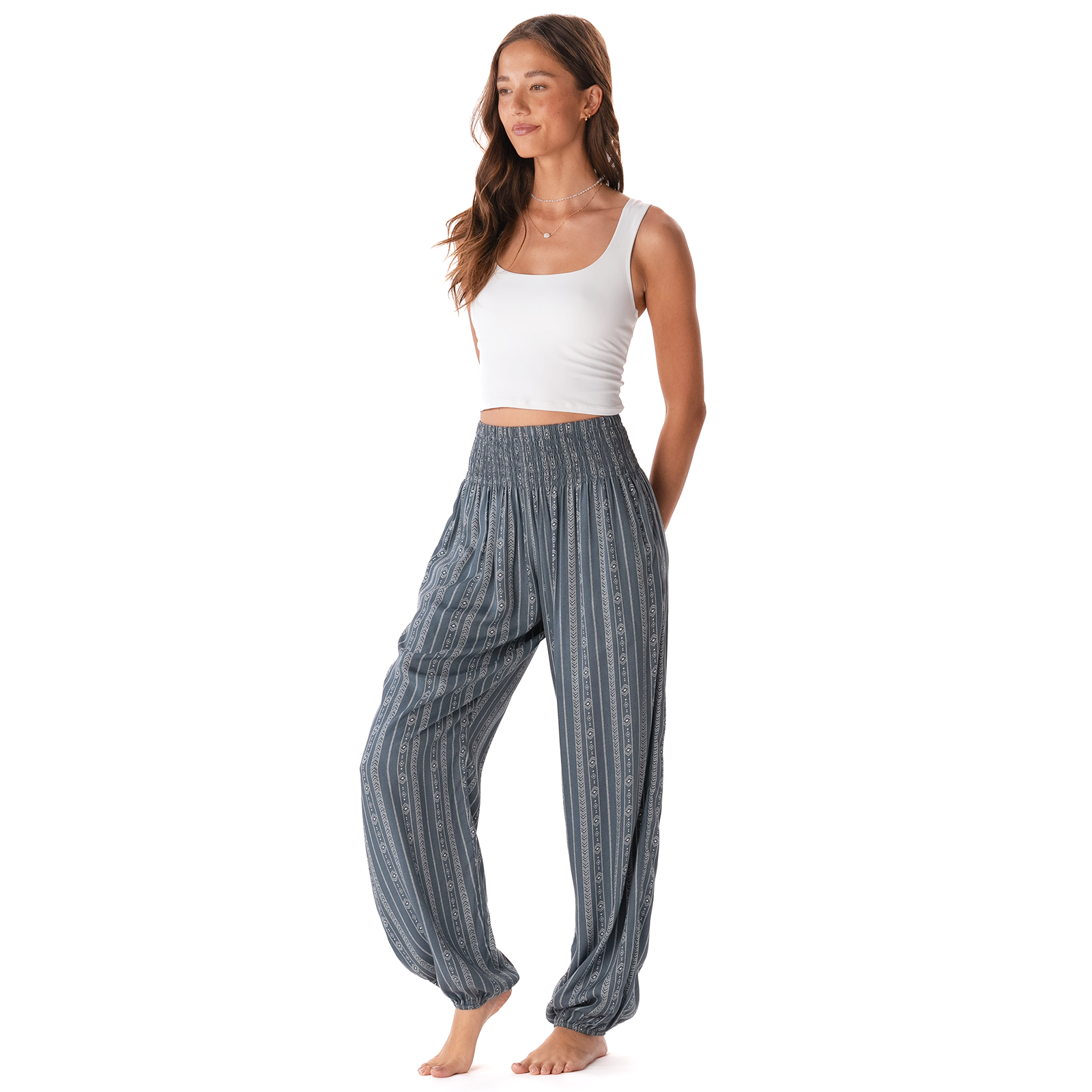 Lotus and Luna - Wholesale Pants - Women's - Lisu Tribal Harem Pants with Pockets7