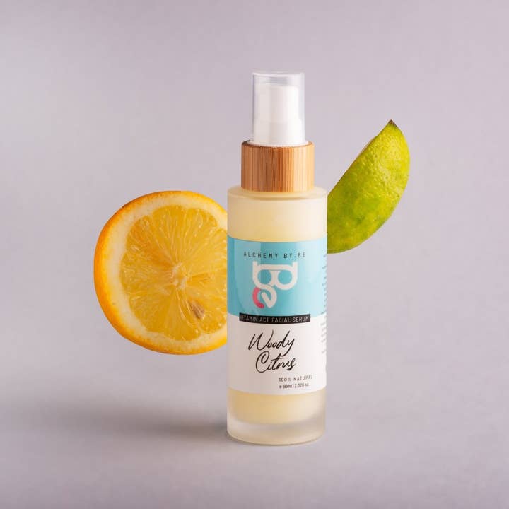 Woody Citrus Vitamin ACE Recovery Face Serum for wholesale by Alchemy by Be