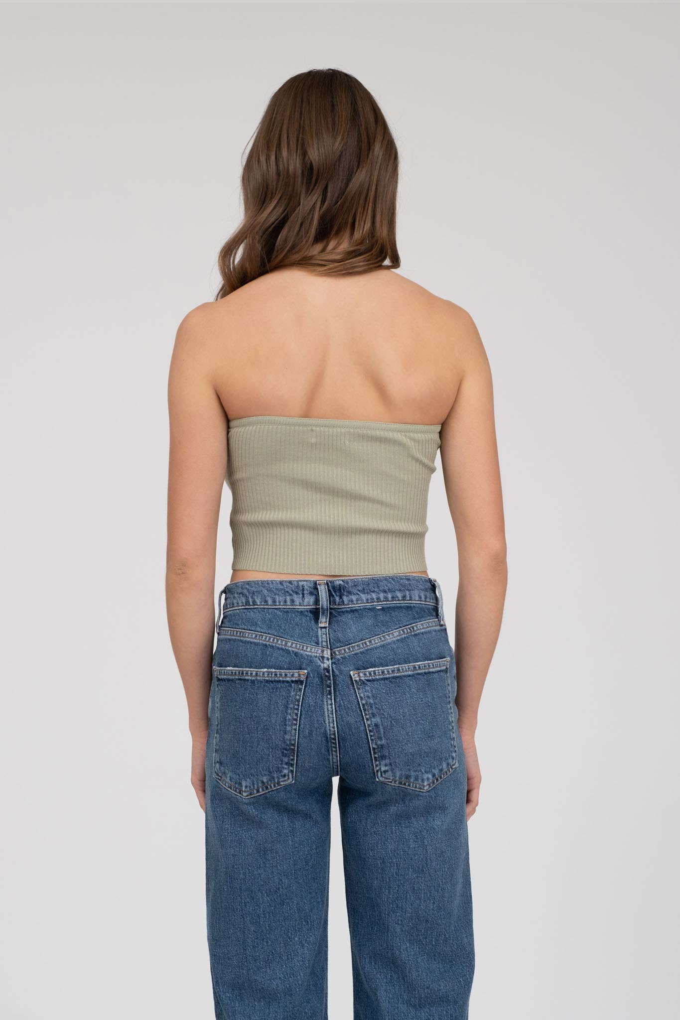 The Workshop Studio - Wholesale Knit Top - Women's - STRAPLESS TWIST FRONT KNIT CROP TOP (PRE-ORDER)31