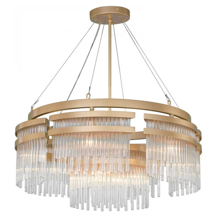 Tiara 10-Light Chandelier by Asfour® for wholesale by ChandelierParts