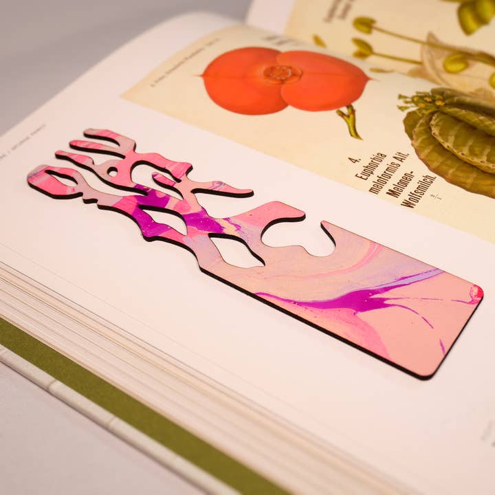 Leather Ebb & Flo Bookmark for wholesale by Nostyle