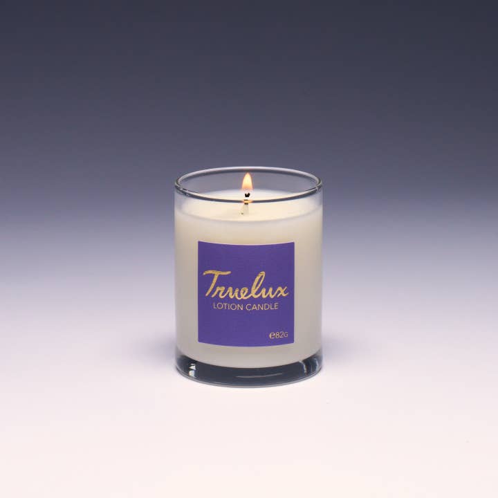 Mini Lavender Soy Lotion Candle (Lavender + Jasmine) for wholesale by Truelux