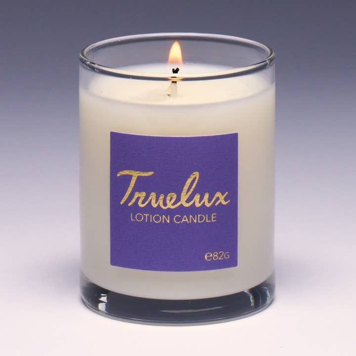 Mini Lavender Soy Lotion Candle (Lavender + Jasmine) for wholesale by Truelux
