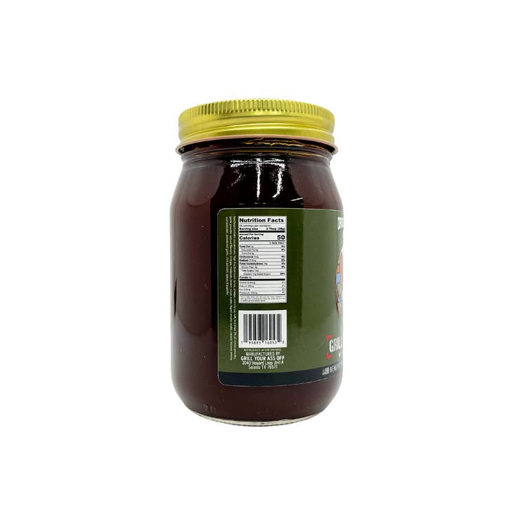 Grill Your Ass Off - Spices, Rubs, Seasonings, Sauces, Jerky - Wholesale BBQ Sauce - BBQ Sauce - Rub, Smoked, Gift For Him, Spice, Small Batch