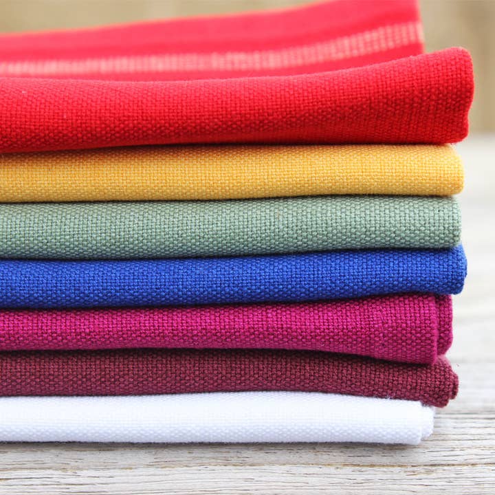 Hand Woven Celebration Table Napkins for wholesale by Mayamam Weavers