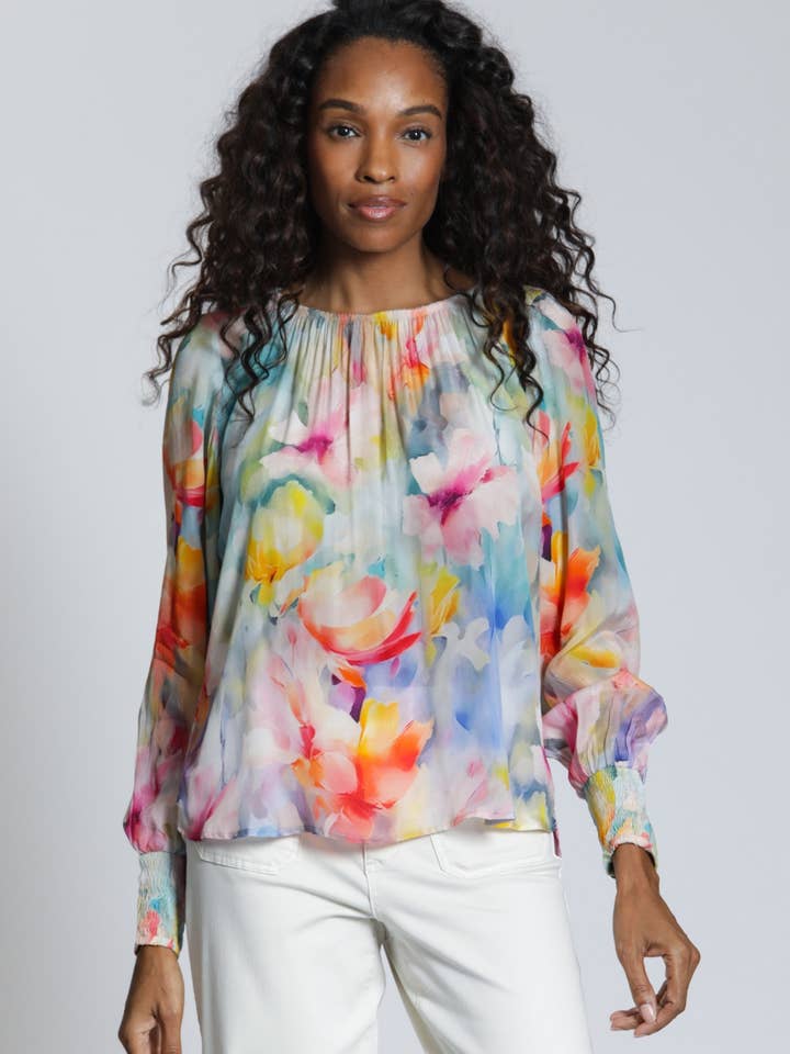 Pullover With Smocked Cuff for wholesale by APNY