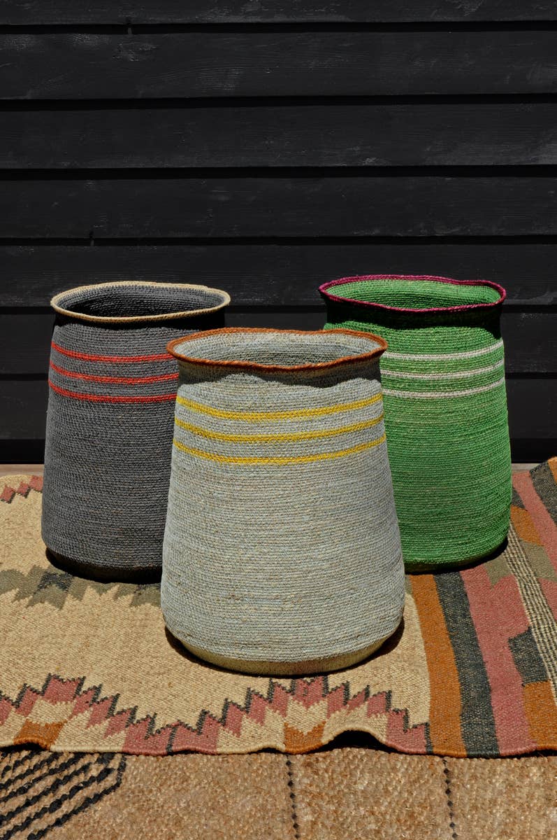 B A O B A B - Maison - Wholesale Shopping Cart - Mint green tall pot2