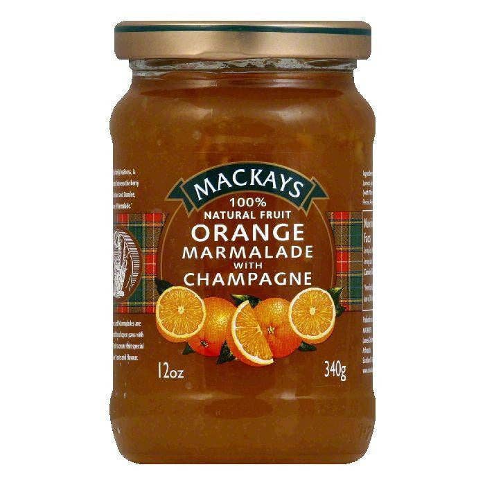 KeHE Distributors, LLC - Wholesale Jam/Jelly - Mackays Marmalade Orange with Champagne, 12 OZ