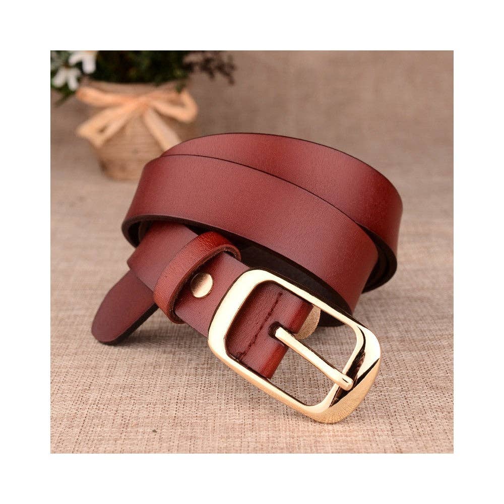 Sheer Trend - Wholesale Belt - Women's - Genuine Leather Cowhide Fashion Versatile Women's Belt14