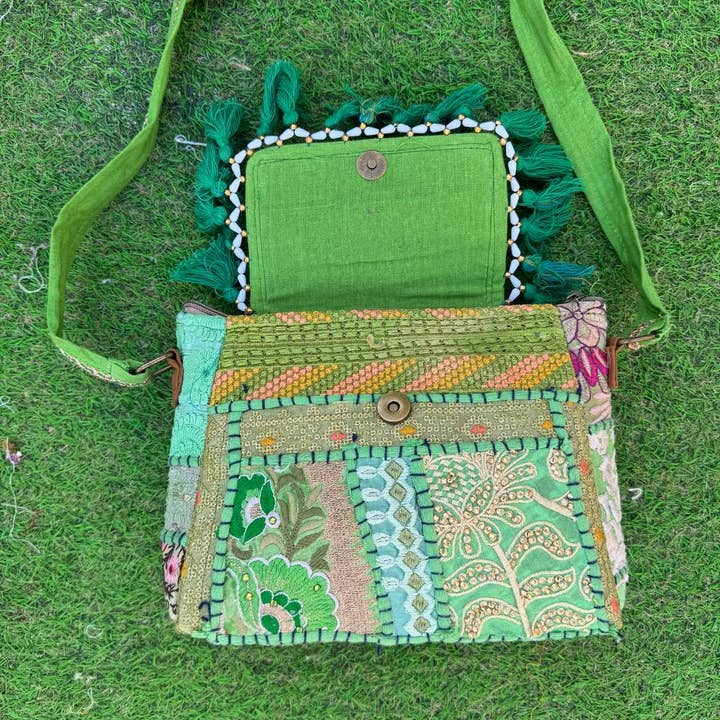 GYPSY STUDIO - Wholesale Shoulder Bag - Women's - Colorful Banjara Purse with Sequin & Thread Work Bag9