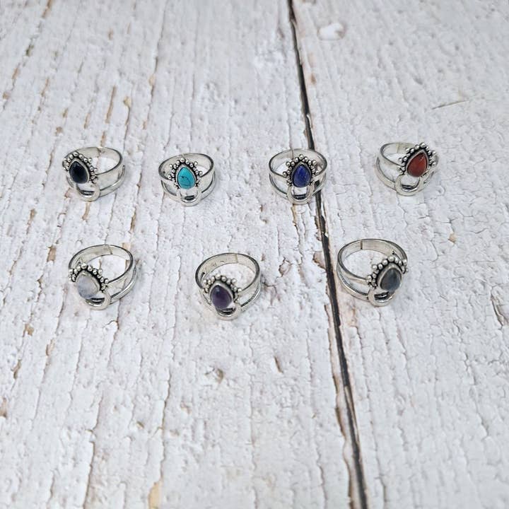 Hecho a mano - Wholesale Single Stone/Solitaire Ring - Assortment of rings16