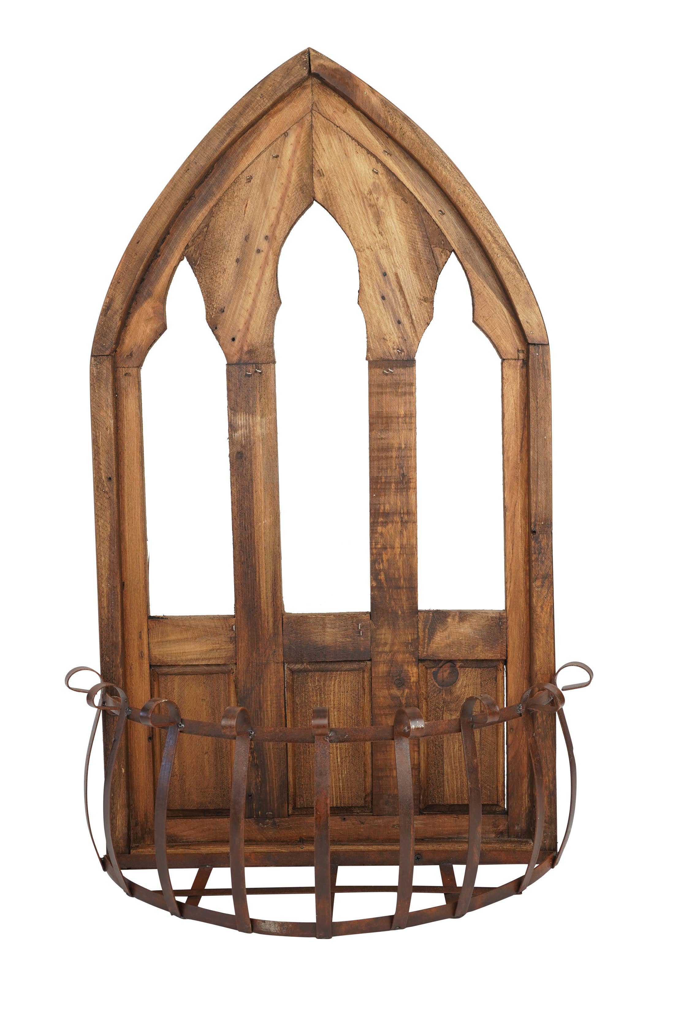 My Amigos Imports - Wholesale Wall Planter - Trinity Wall Planter-Rustic Farmhouse-Garden-20x30 inches6