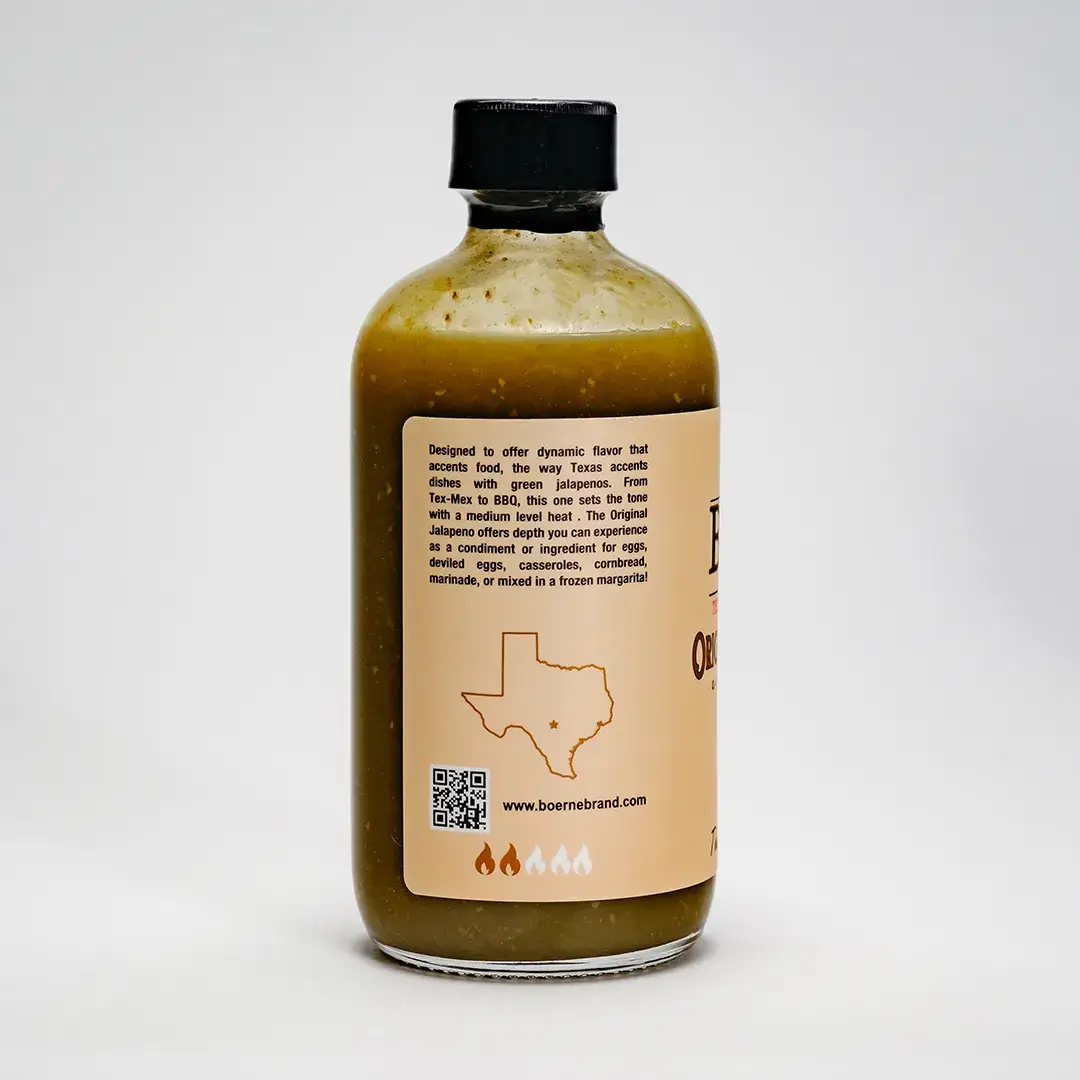 Boerne Brand Texas Style Hot Sauce - Wholesale Pikante saus - Origineel Jalapeno1