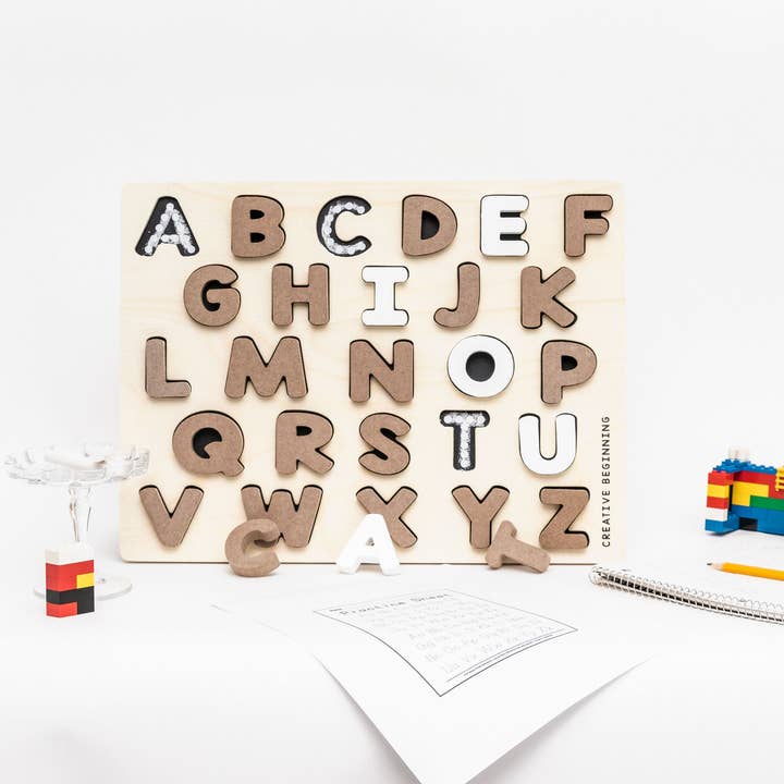 Creative Beginning - Wholesale Puzzle - Kids - Alphabet Chalkboard Based Puzzle4