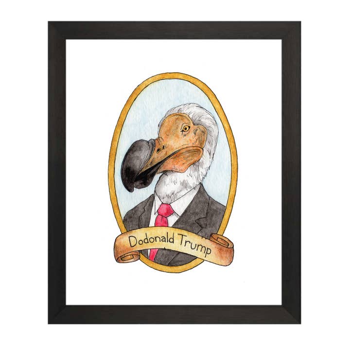 Dodonald Trump/Donald Trump PreZOOdents Art Print voor wholesale door Ah Ha Brands