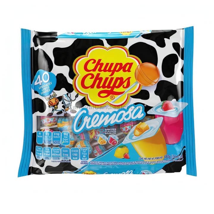 Chupa Chups Lollipops Strawberry/Mango Mexican Candy for wholesale by Carnival Candies & Ice Cream Inc.