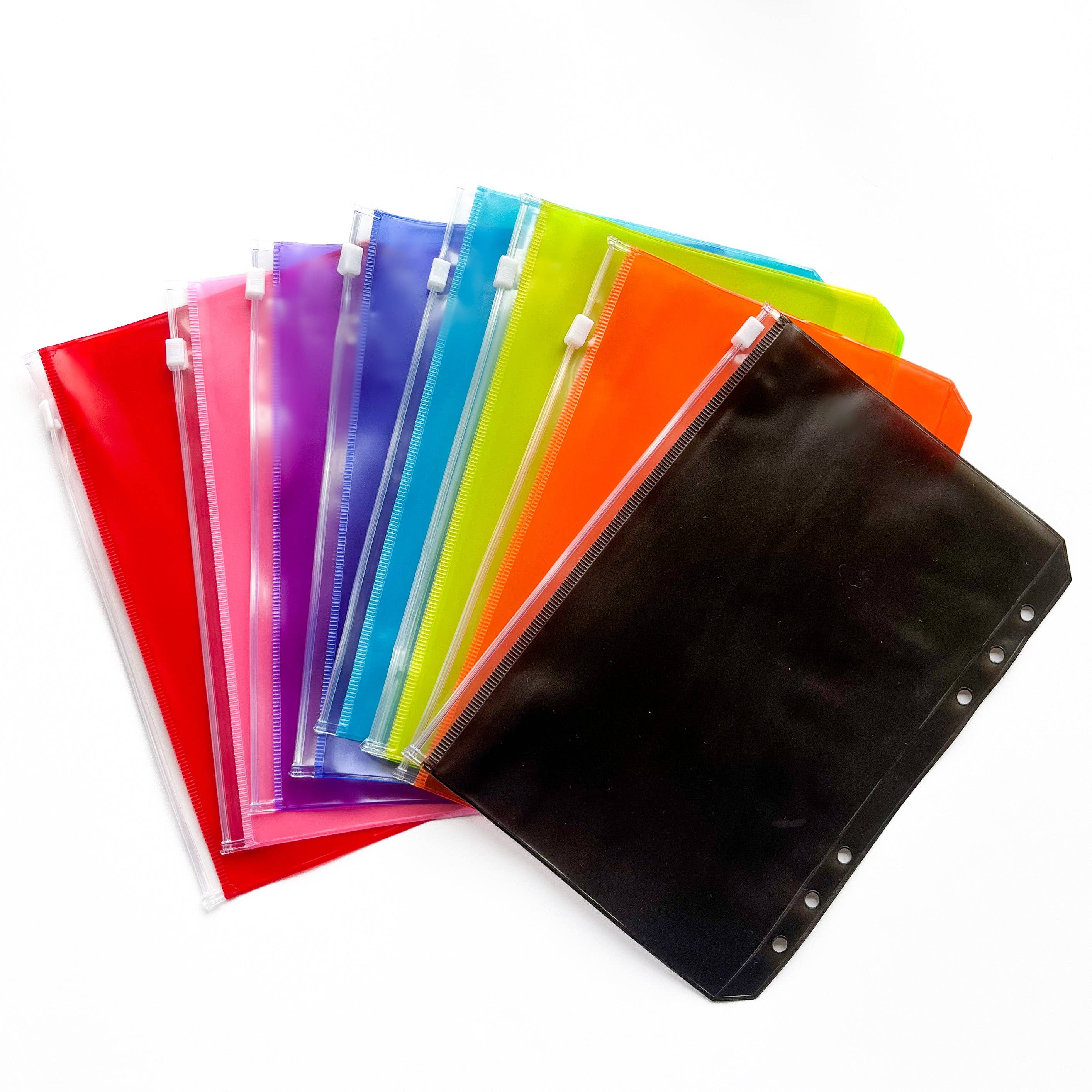Journal Junkies - Wholesale Binder - A5 Binder Zipper Envelopes | Perfect for Cash Stuffing and Document Storage!10
