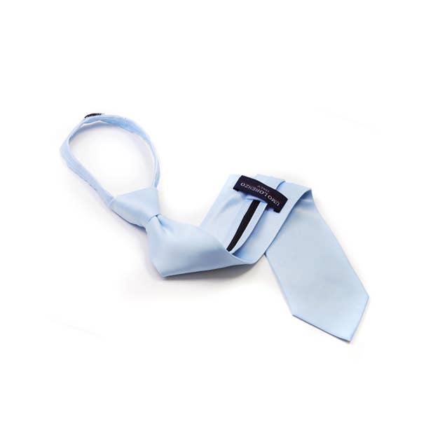 Selini New York - Wholesale Necktie - Men's - Poly Solid Zipper Tie22