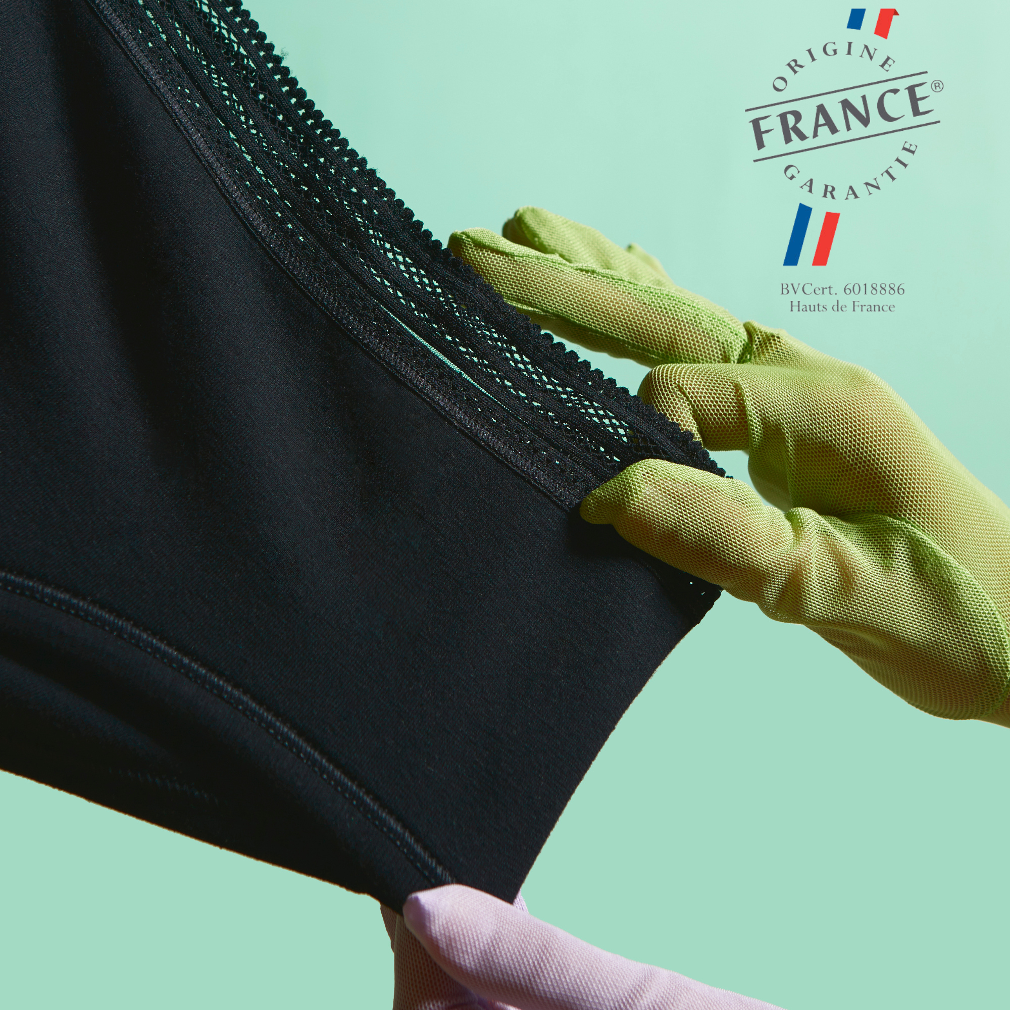 CHAMARREL - Wholesale Menstruatie-ondergoed - Dames - Organisch katoenen menstruatieonderbroek | Normale vloeistof2