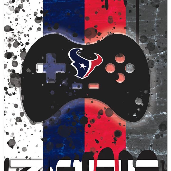 Fan Creations – Engroshandel Skilt – Houston Texans Color Grunge spilzone 11x19