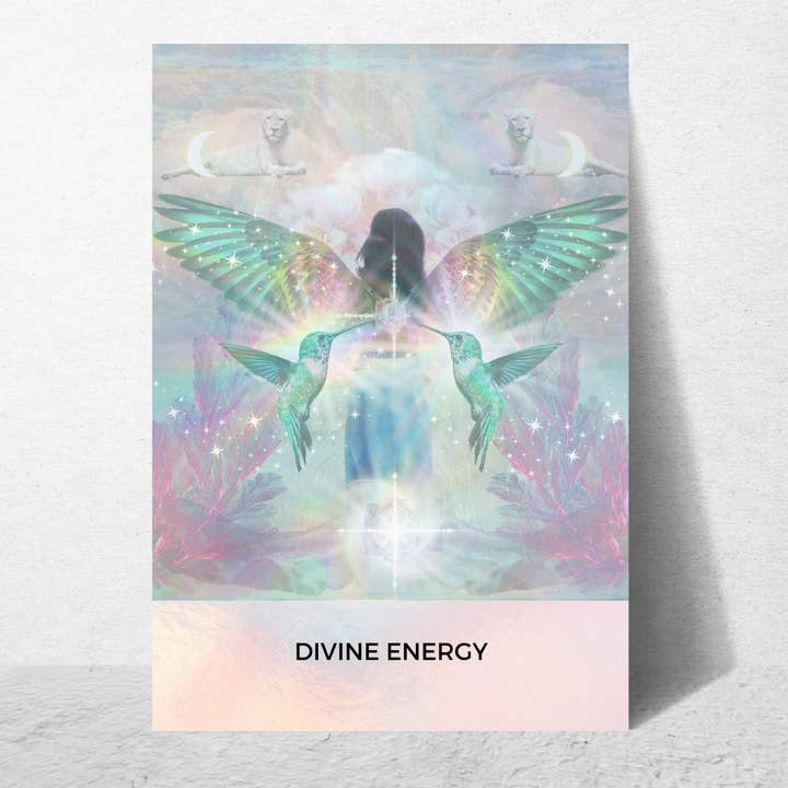 (SL43) ENERGIA DIVINA (Cartão de Saudação Oráculo Interativo) por atacado de Jellow Cards & Gifts