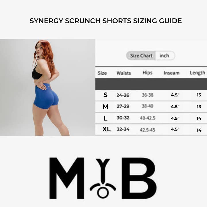 MYB Apparel - Wholesale Athletic Shorts - Women's - SYNERGY SCRUNCH SHORTS 4.5"7