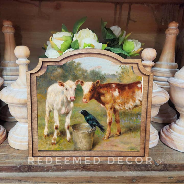 Redeemed Decor - Wholesale Decorative Tabletop Object - Provincial Unexpected Guest Framed Art