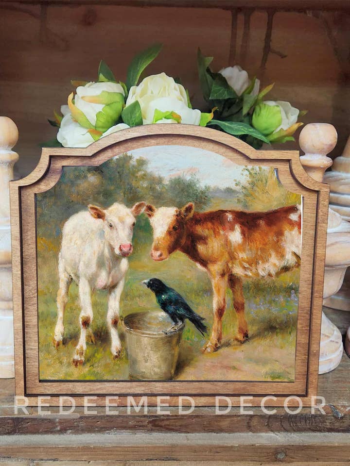Provincial Unexpected Guest Framed Art for wholesale by Redeemed Decor