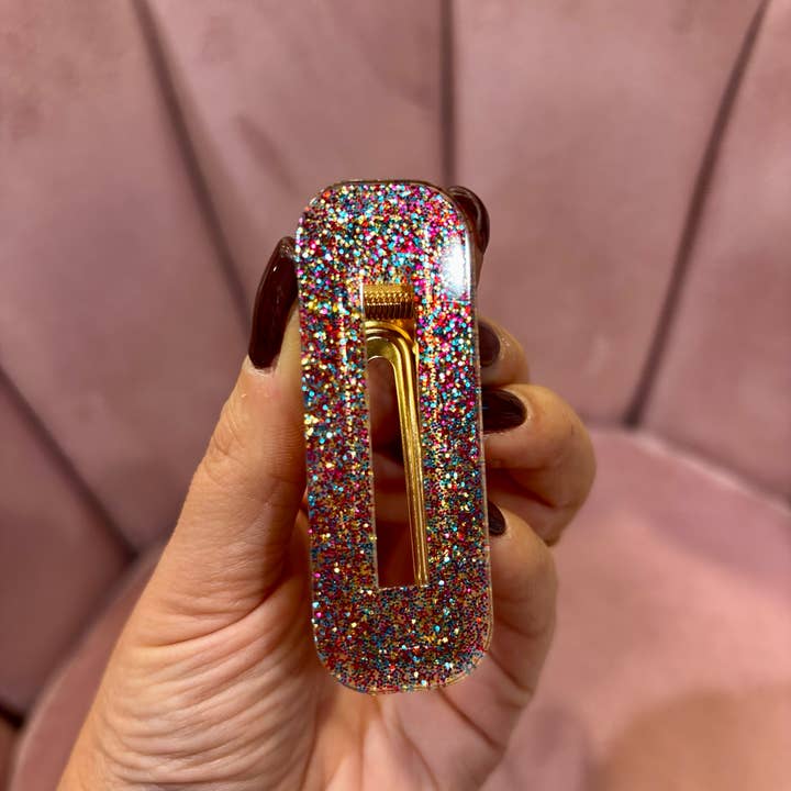 JATOBA DESIGN - Wholesale Hair Clip - Women's - BASIC COLLECTION - Multicolor rectangle barrette2