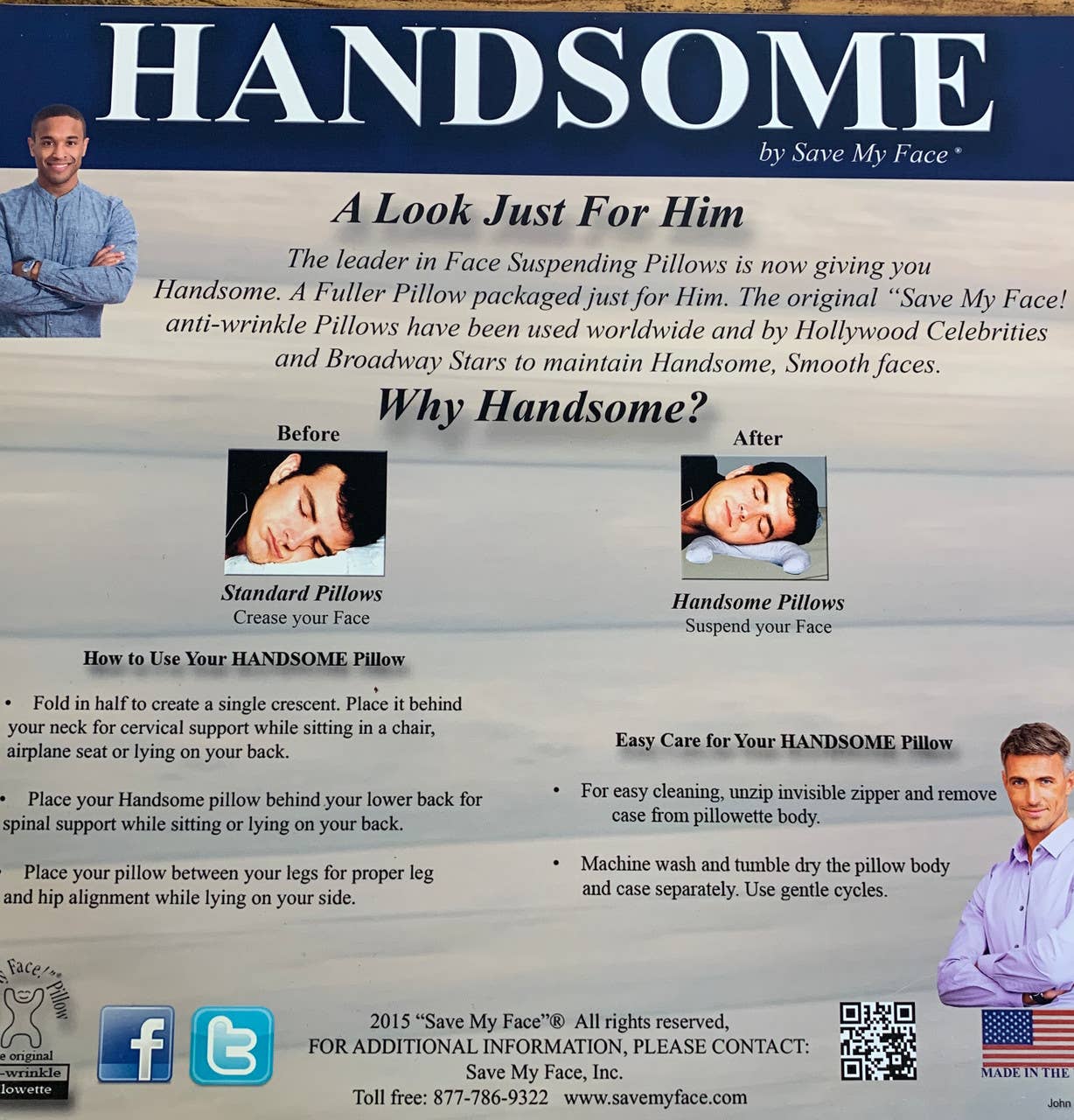 "Save My Face!" ® Pillow - Vente Oreillers - Le Grand Oreiller en Soie6