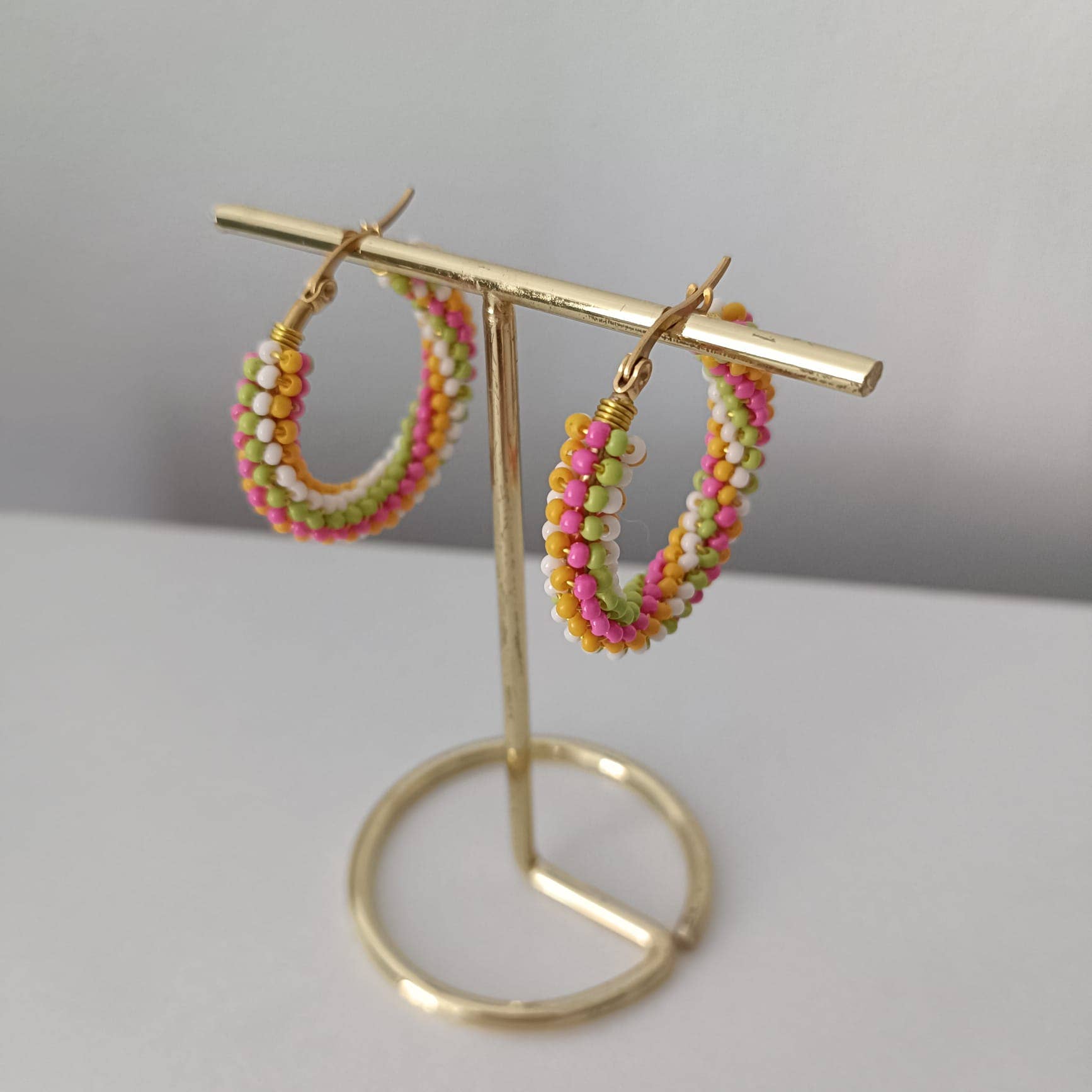 Kolorya - Wholesale Dangle Earrings - Embroidered Beaded Earrings | Multicolor9
