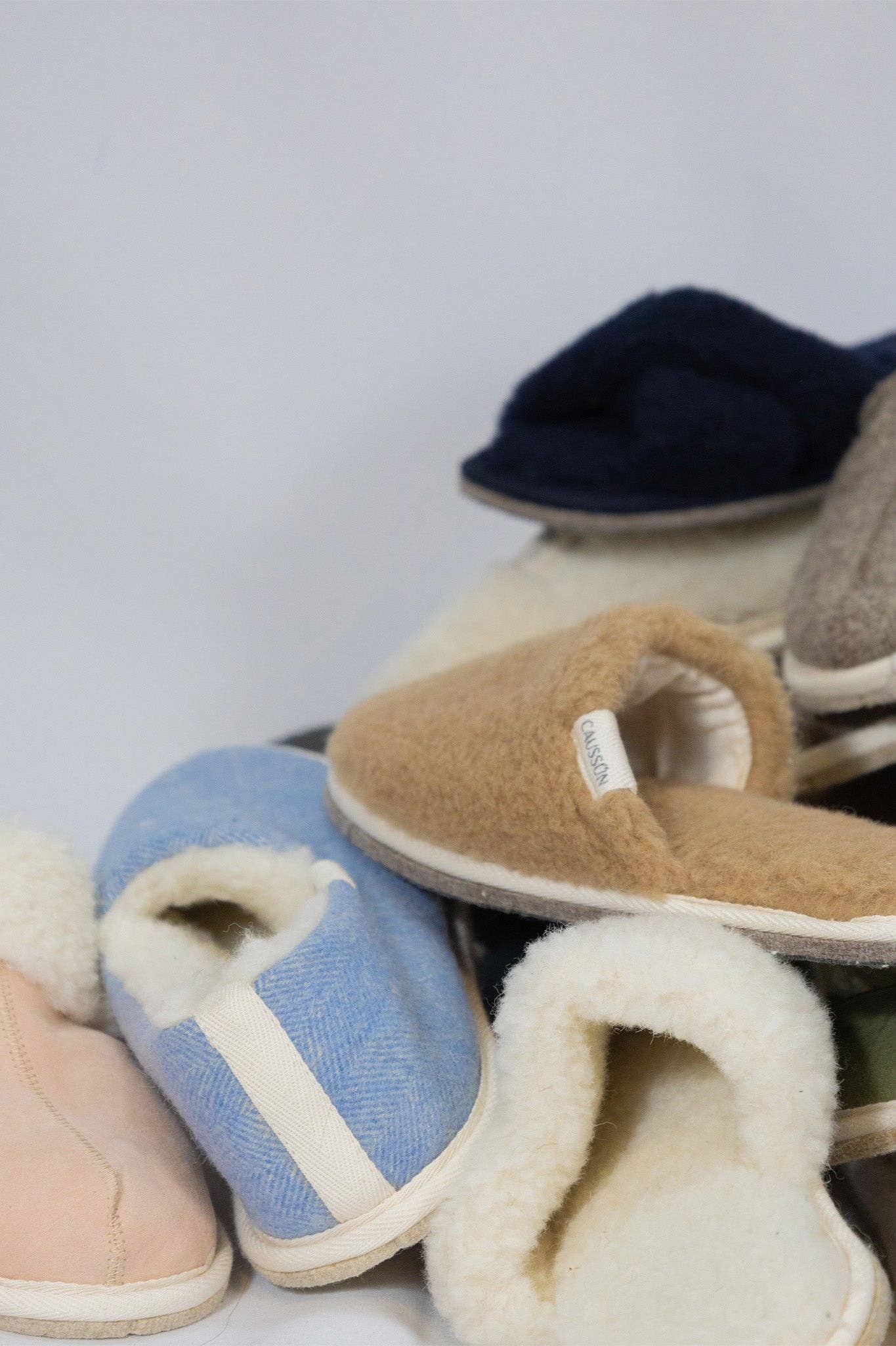 Caussün – Engroshandel Slippers - Dame – Marcel Fluffy Moka5
