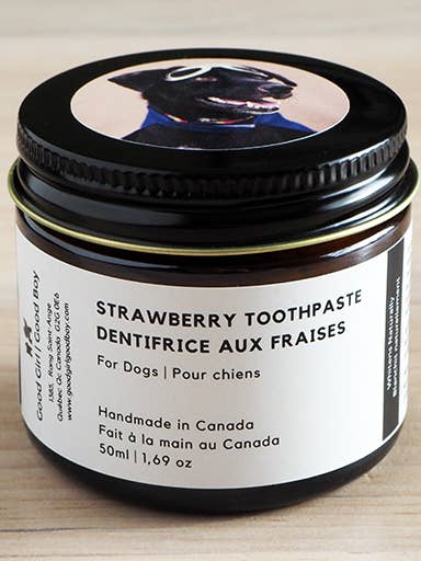 Coconut Oil Toothpaste with Fruit Extract - Strawberry for wholesale by Good Girl Good Boy Inc.