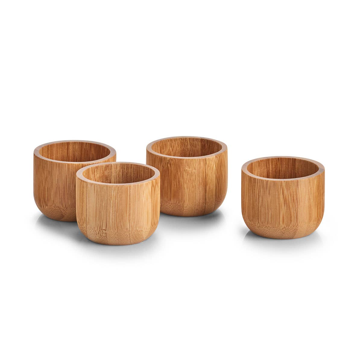 nature Egg cup set, 4-piece, bamboo for wholesale on Faire3
