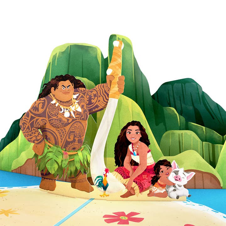 Lovepop Cards - Wholesale Birthday Card - Disney's Moana 2 Epic Birthday Pop-Up Card
