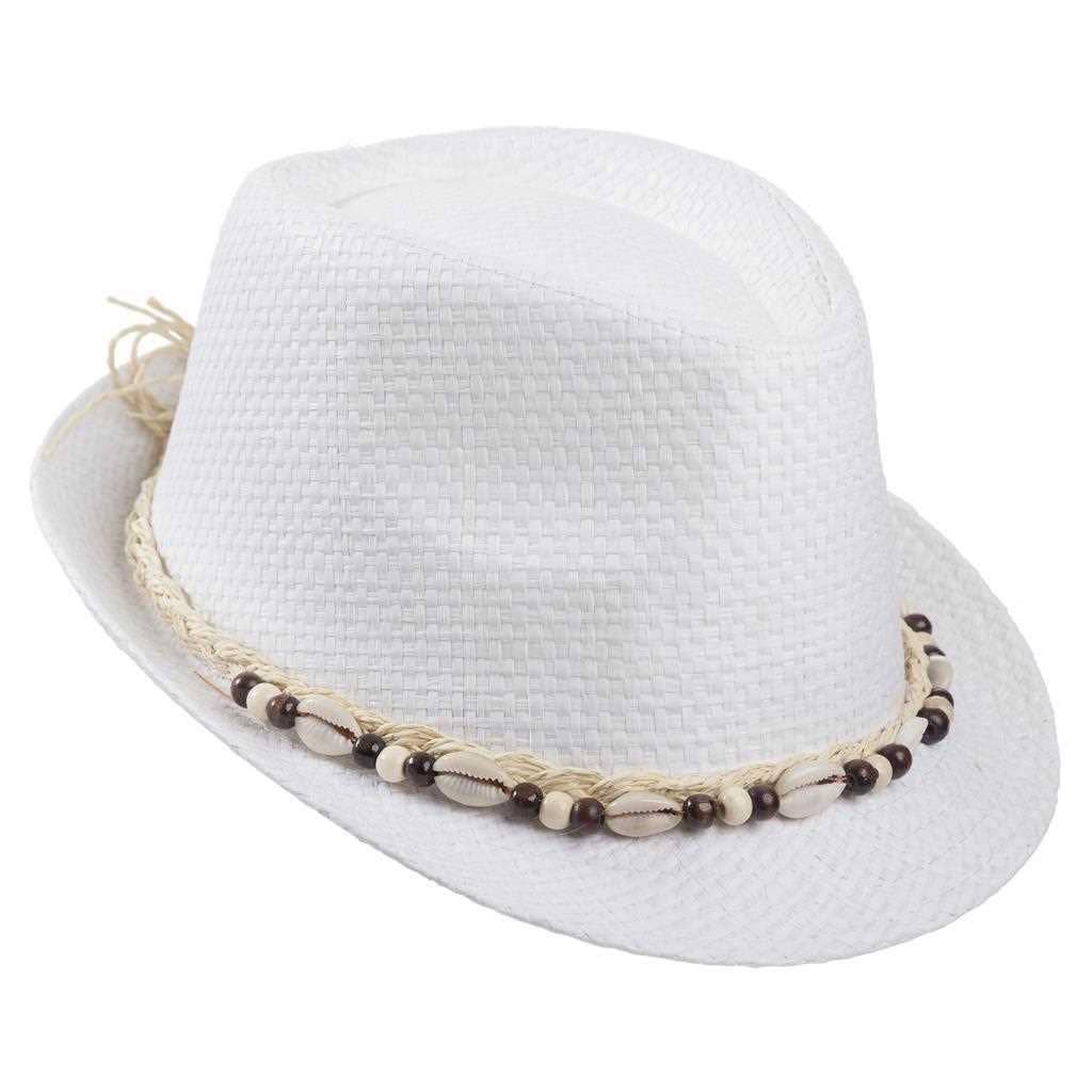 Creaciones Meng - Wholesale Straw Hat - Women's - Fedora hat with detail0