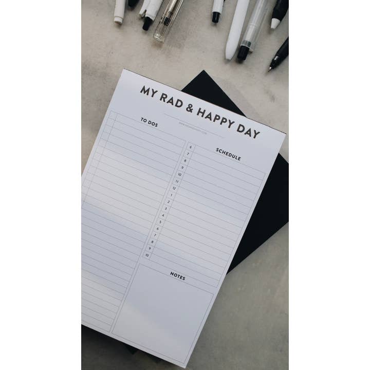 Rad & Happy - Wholesale Notepad - Happy Day Notepad3