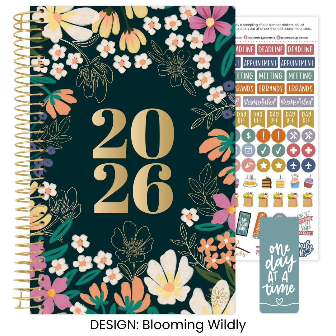 bloom daily planners - Wholesale Planner - 2026 Soft Cover Planner - 5" x 8" size1