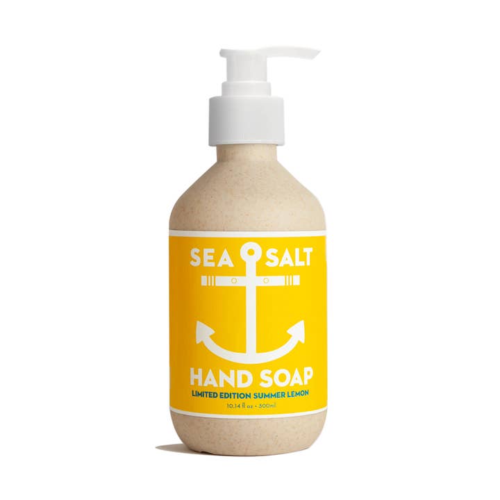 Sea Salt Lemon Hand Soap for wholesale by Kalastyle Soap Co.