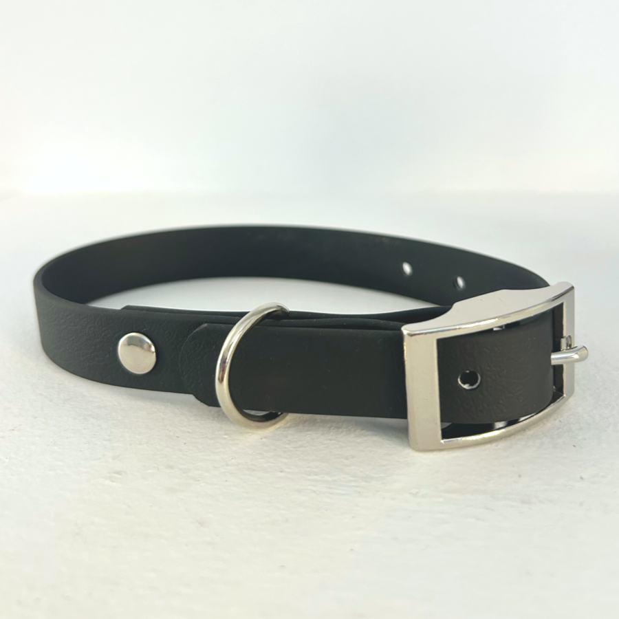 Puppies & Pom Poms - Wholesale Pet Collar - Dog - Handmade Biothane Dog Collar - Black - 20mm1