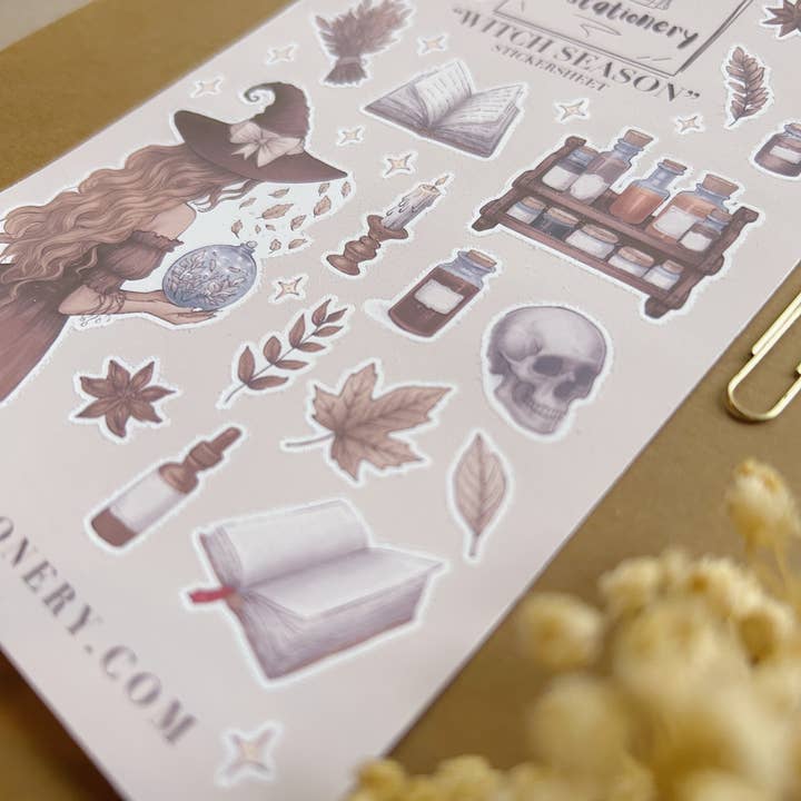 T's Stationery - Wholesale Sticker - "Witch Season" Sticker Sheet5