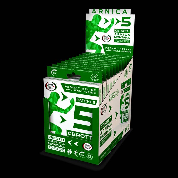 pirotta srl - Wholesale Pain Relief Spray/Cream - Box of 5 Arnica patches 14x9cm for Pain1